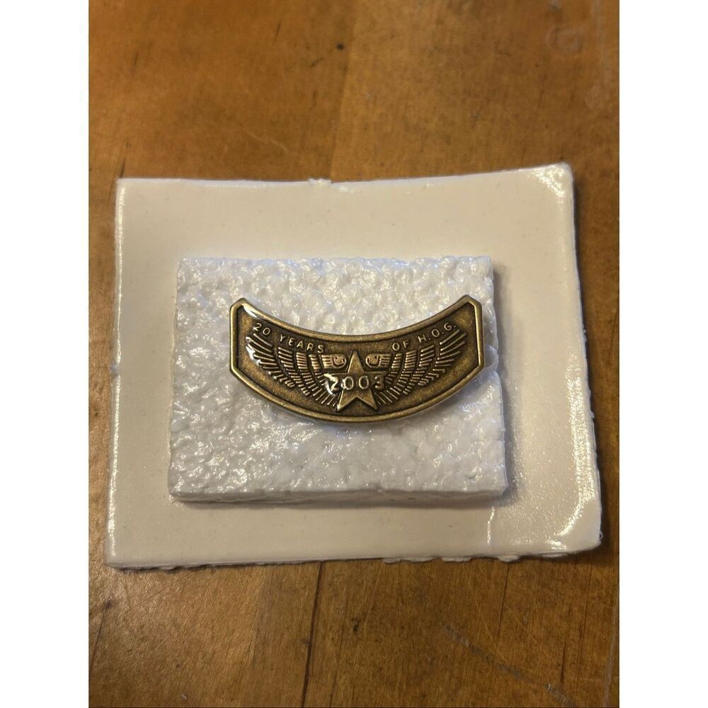 2003 HARLEY OWNERS GROUP 20 years of HOG H.O.G. CHAPTER MEMBER PIN (5275)